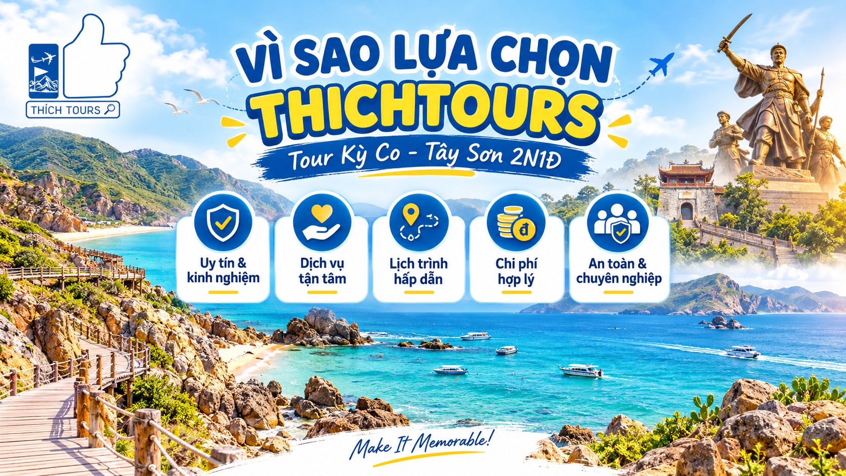 Vì sao nên lựa chọn THICHTOURS?