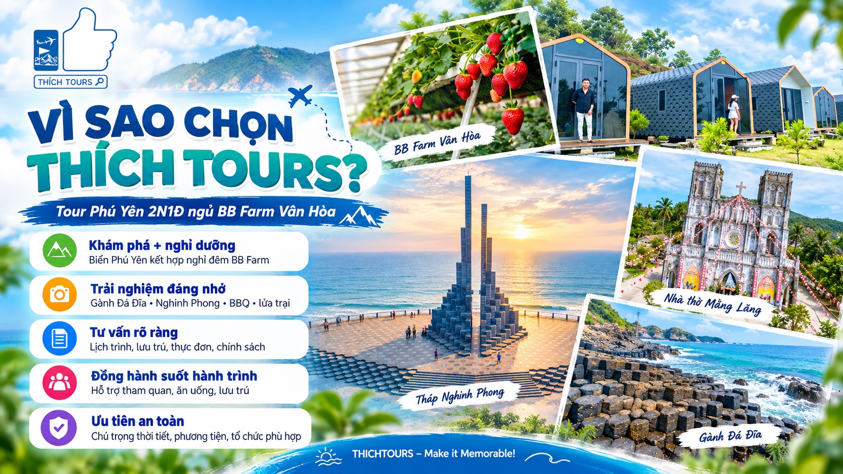 Vì sao nên lựa chọn THICHTOURS?