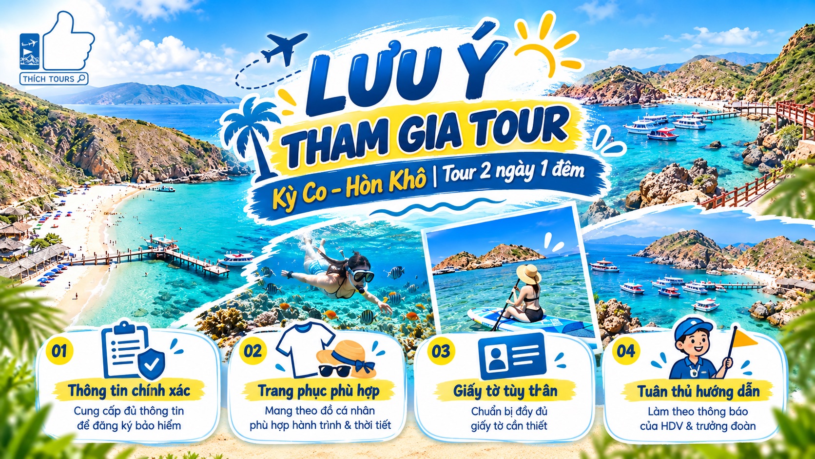An toàn, lưu ý khi tham gia tour