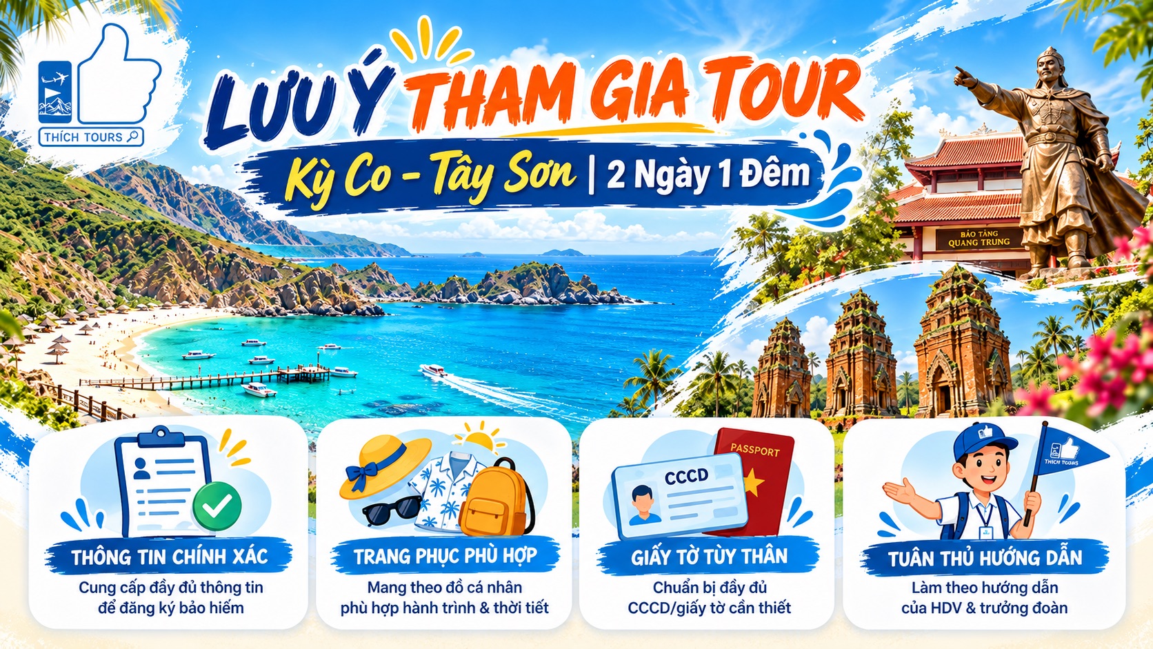An toàn, lưu ý khi tham gia tour
