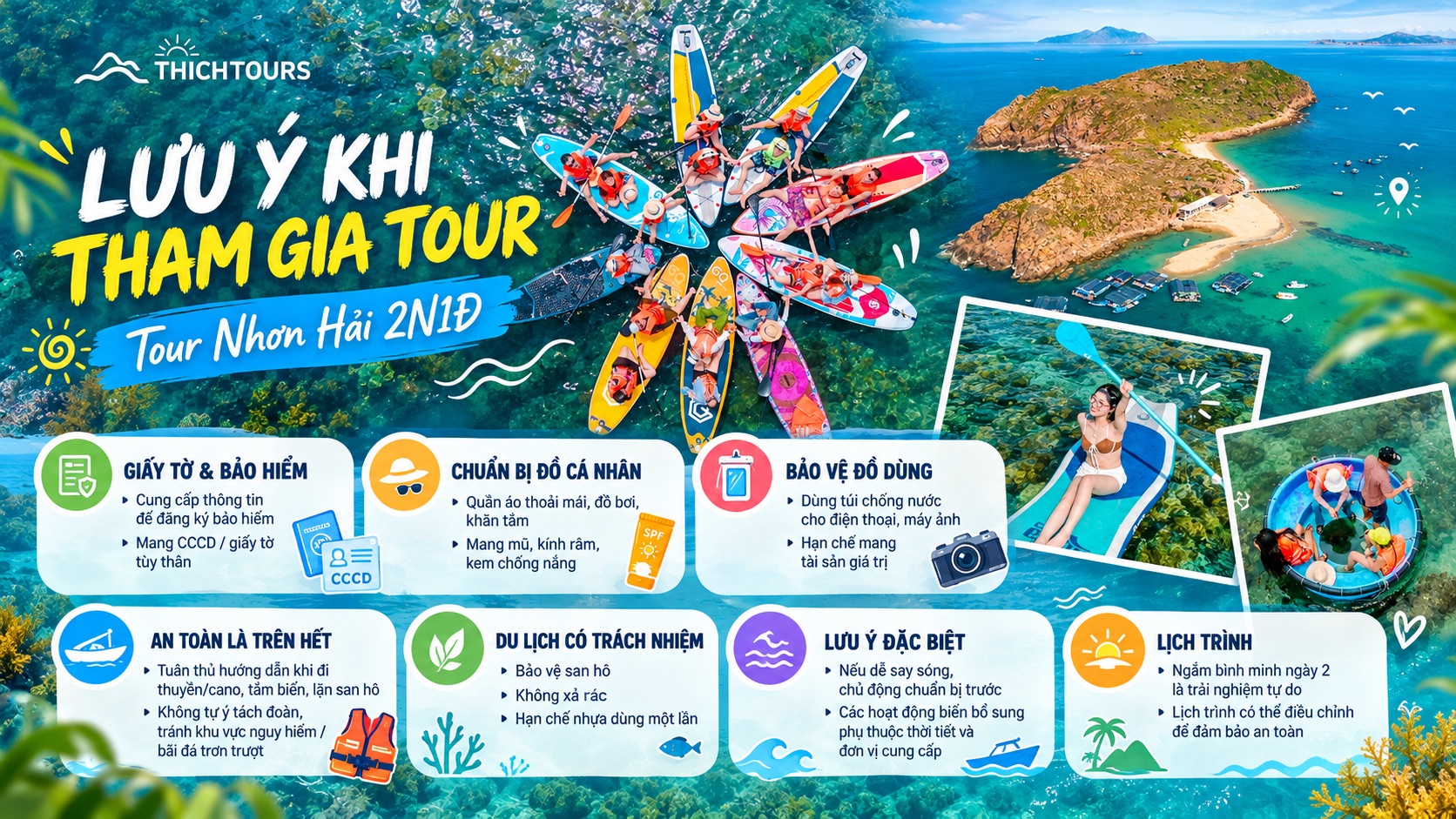 Những lưu ý khi tham quan Tour Hòn Khô