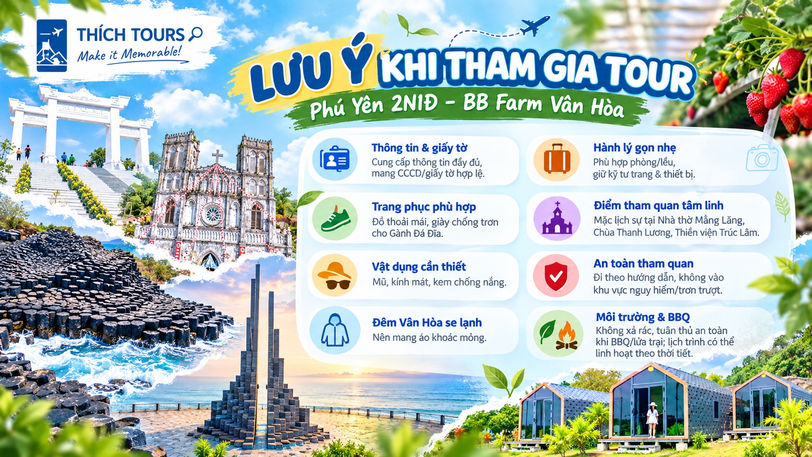 Những lưu ý khi tham gia tour