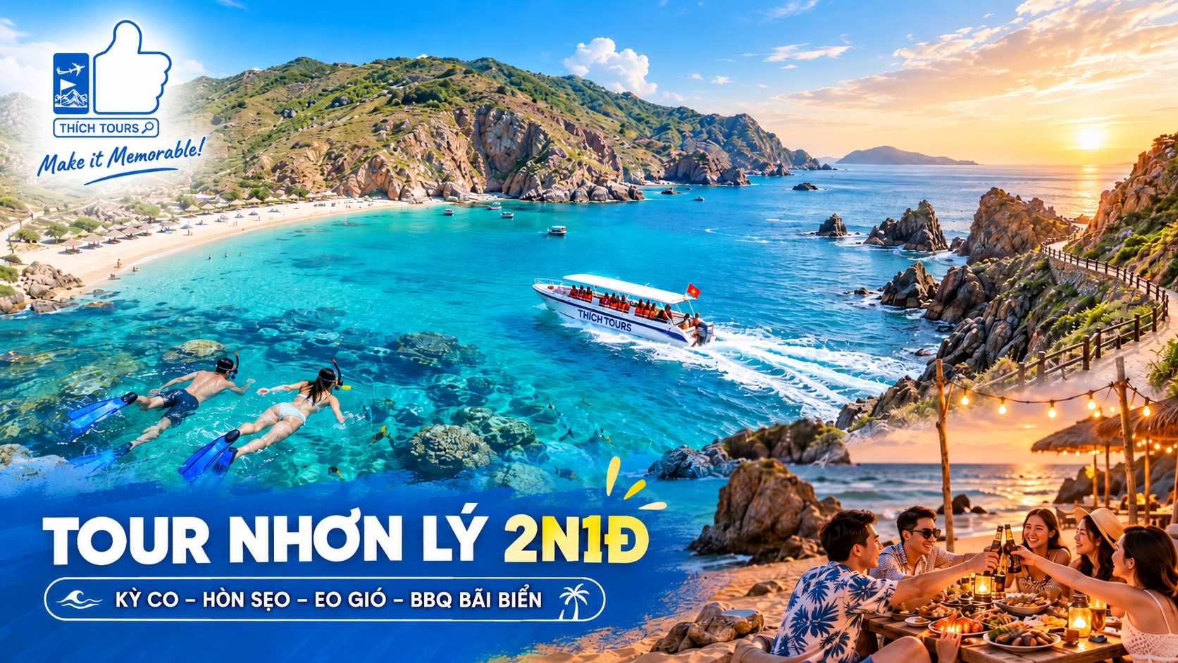 Ảnh bìa tour Nhơn lý 2N1Đ