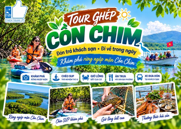 Ảnh đại diện tour ghép Cồn Chim