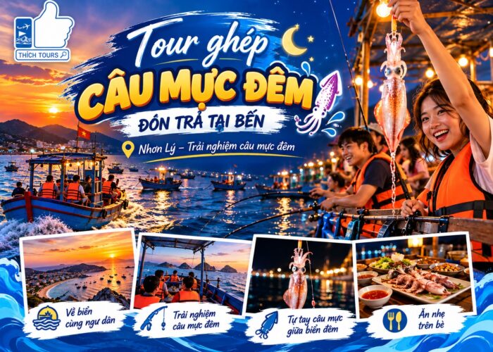 Ảnh đại diện tour câu mực đêm 450k