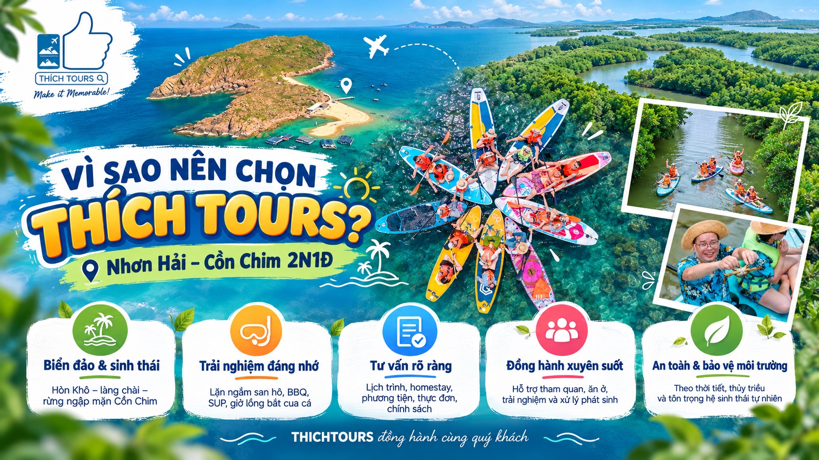 Vì sao nên lựa chọn THICHTOURS?