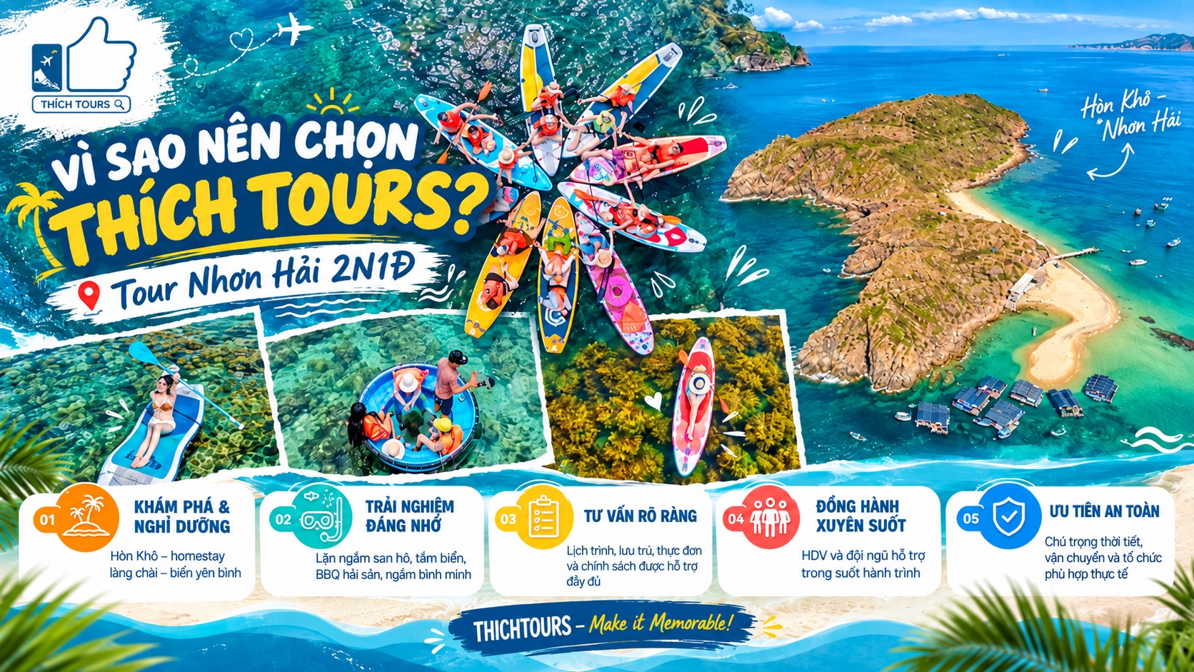 Vì sao nên lựa chọn THICHTOURS?