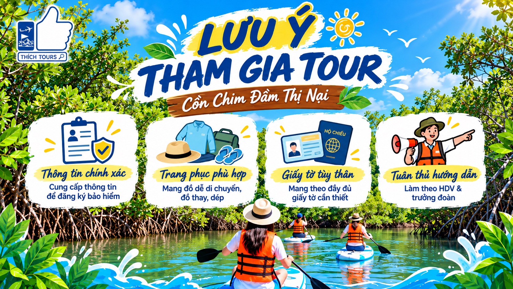 An toàn, lưu ý khi tham gia tour