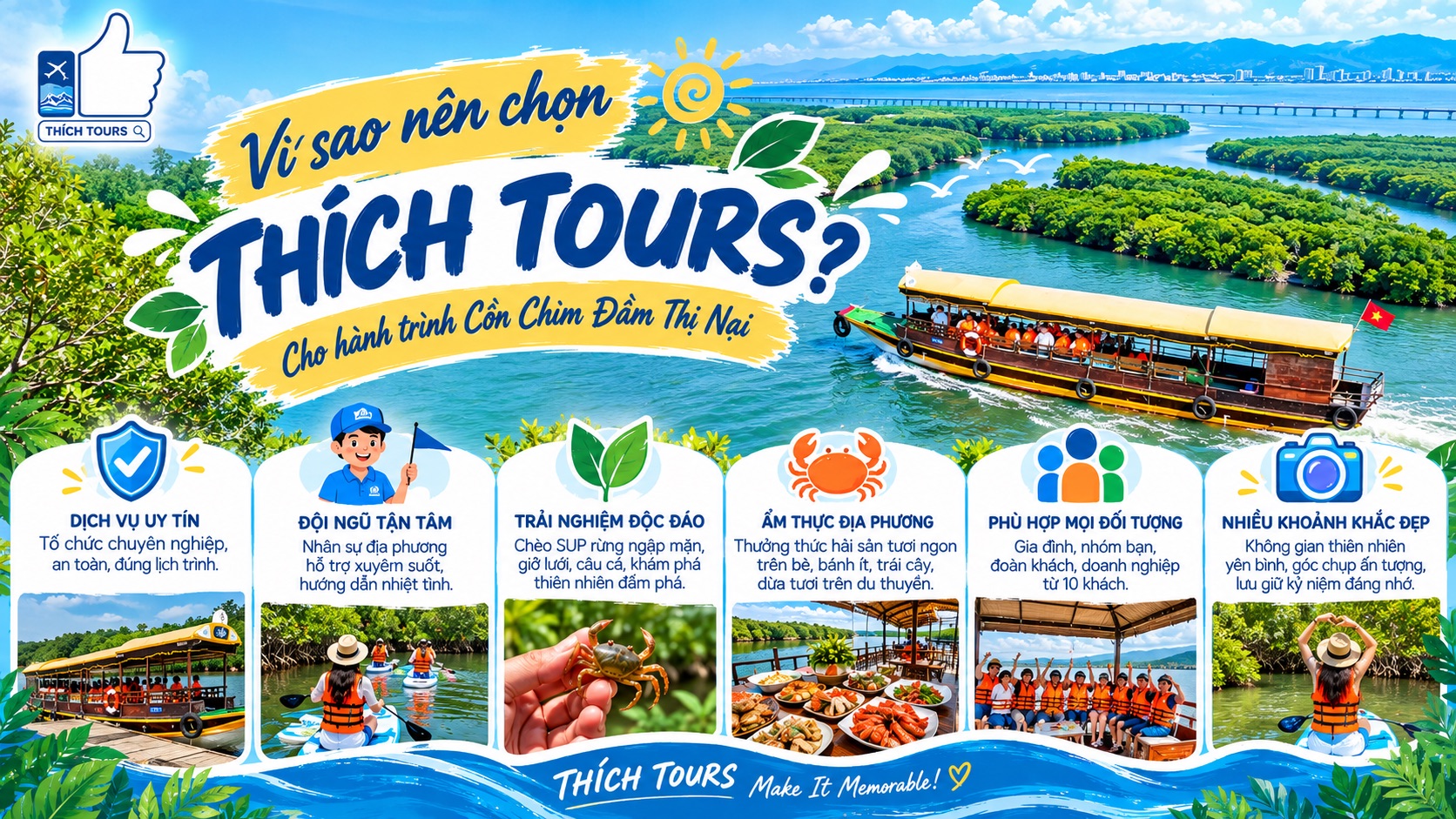 Vì sao nên lựa chọn THICHTOURS?