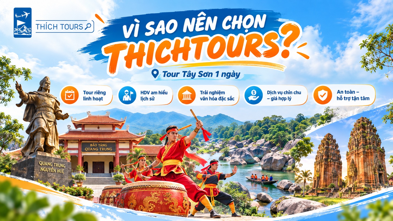 Vì sao nên lựa chọn THICHTOURS?