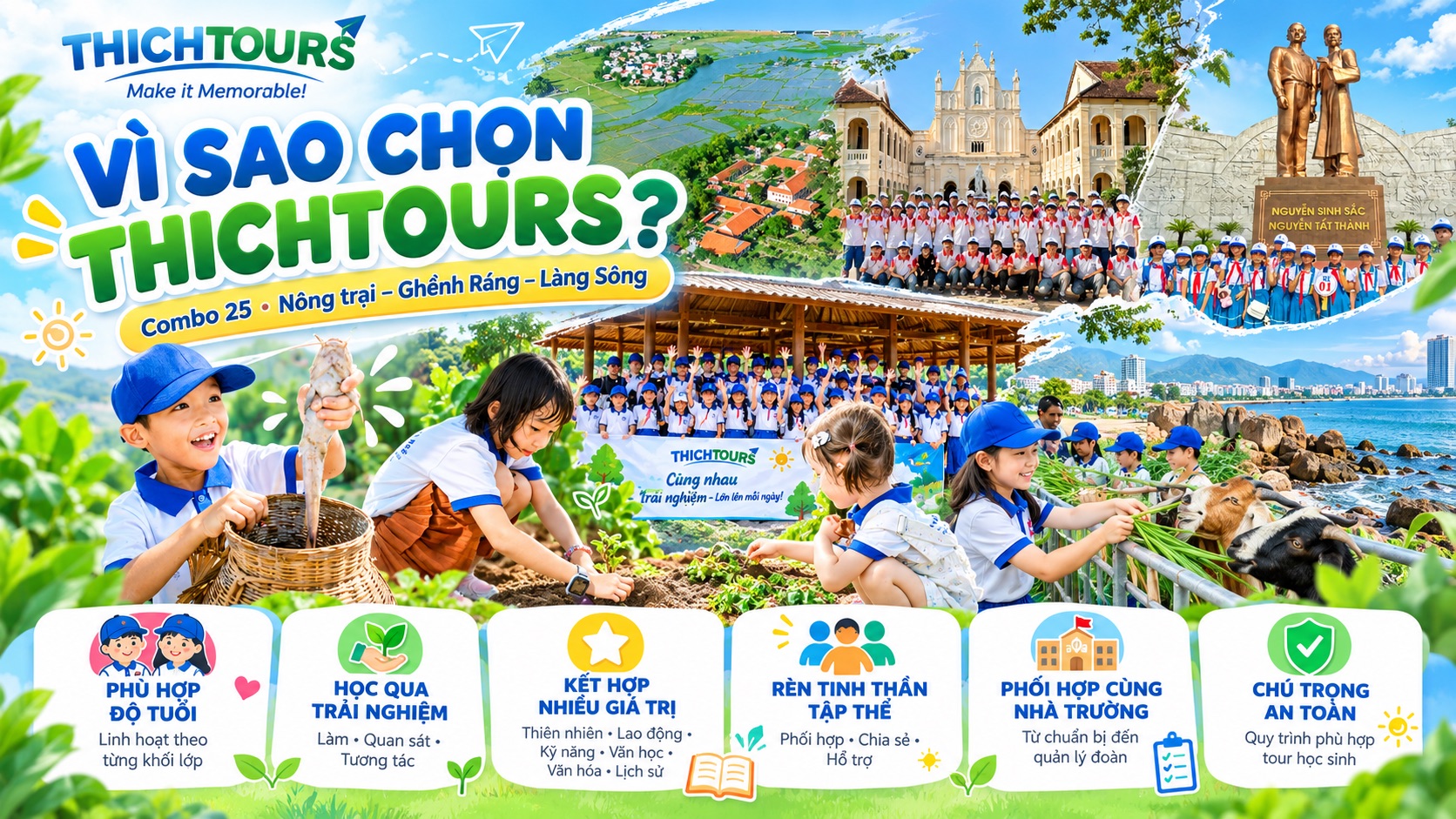 Vì sao nên lựa chọn THICHTOURS?