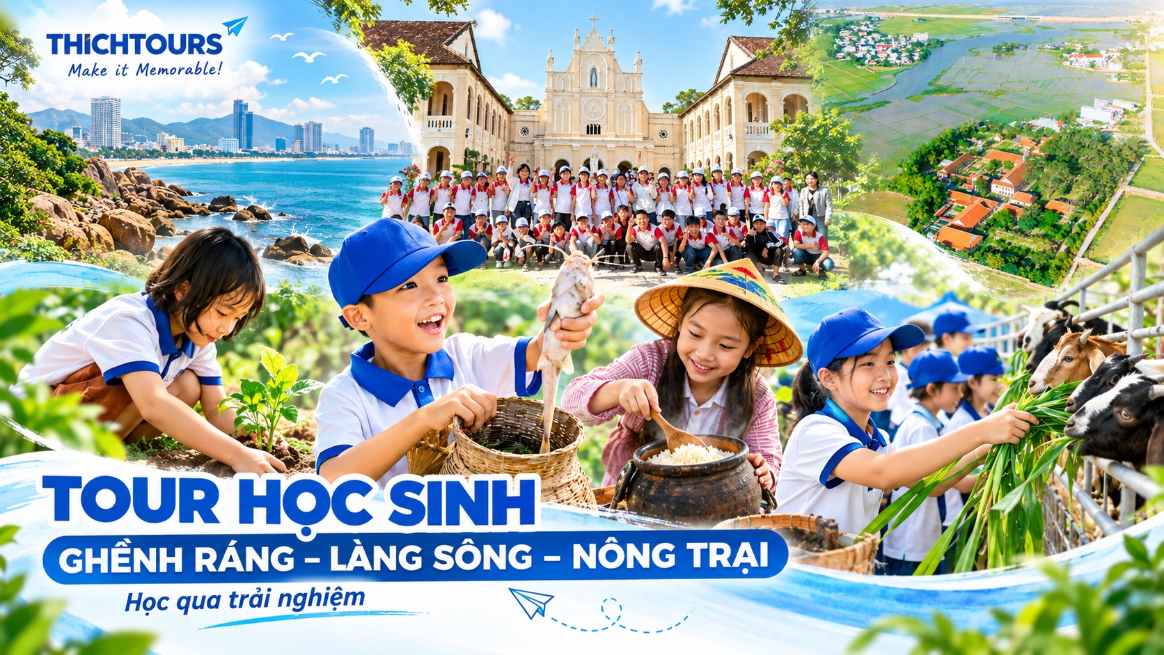 Ảnh bìa ngoại khoá học sinh tại Quy Nhơn