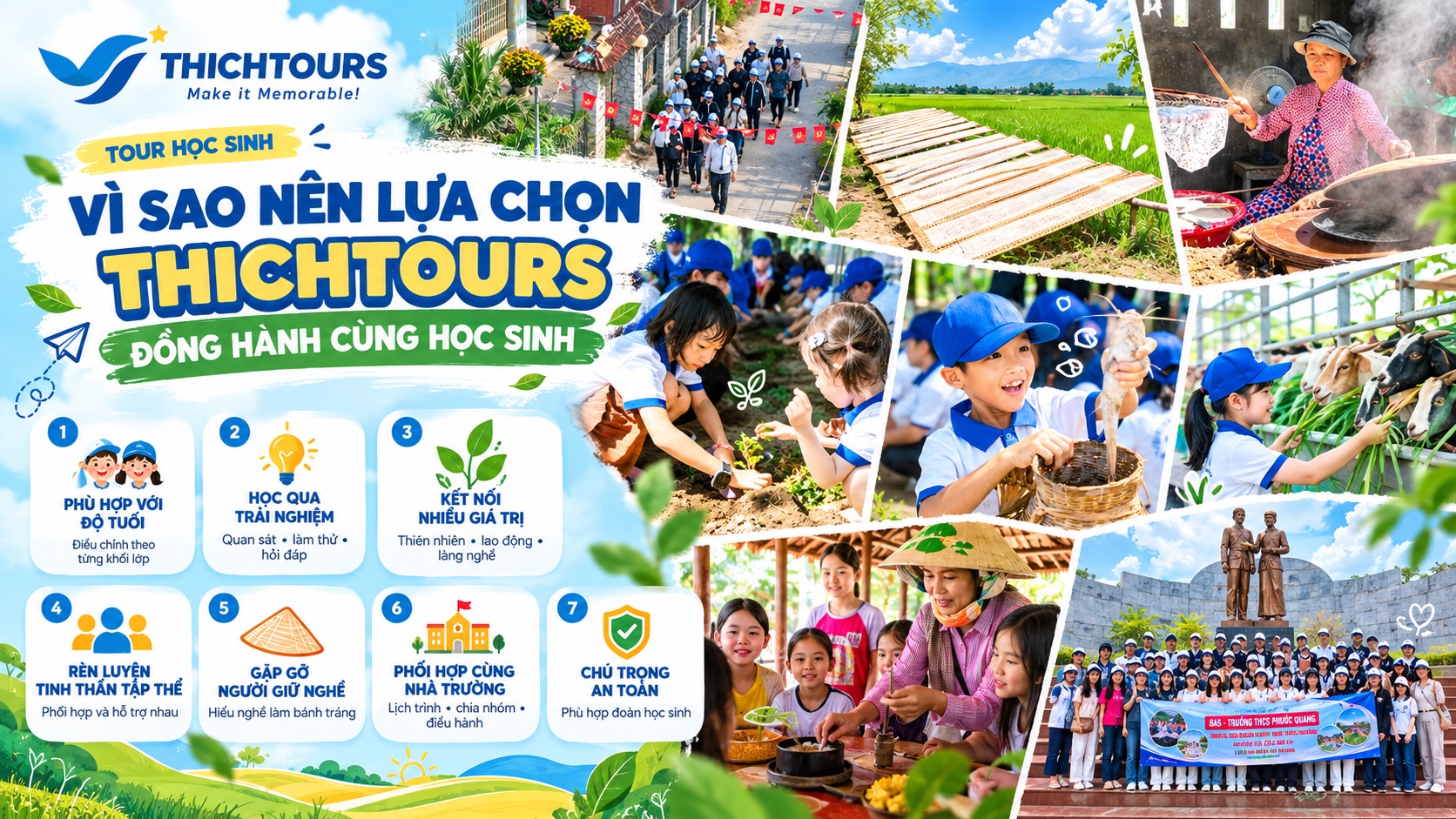 Vì sao nên lựa chọn THICHTOURS?