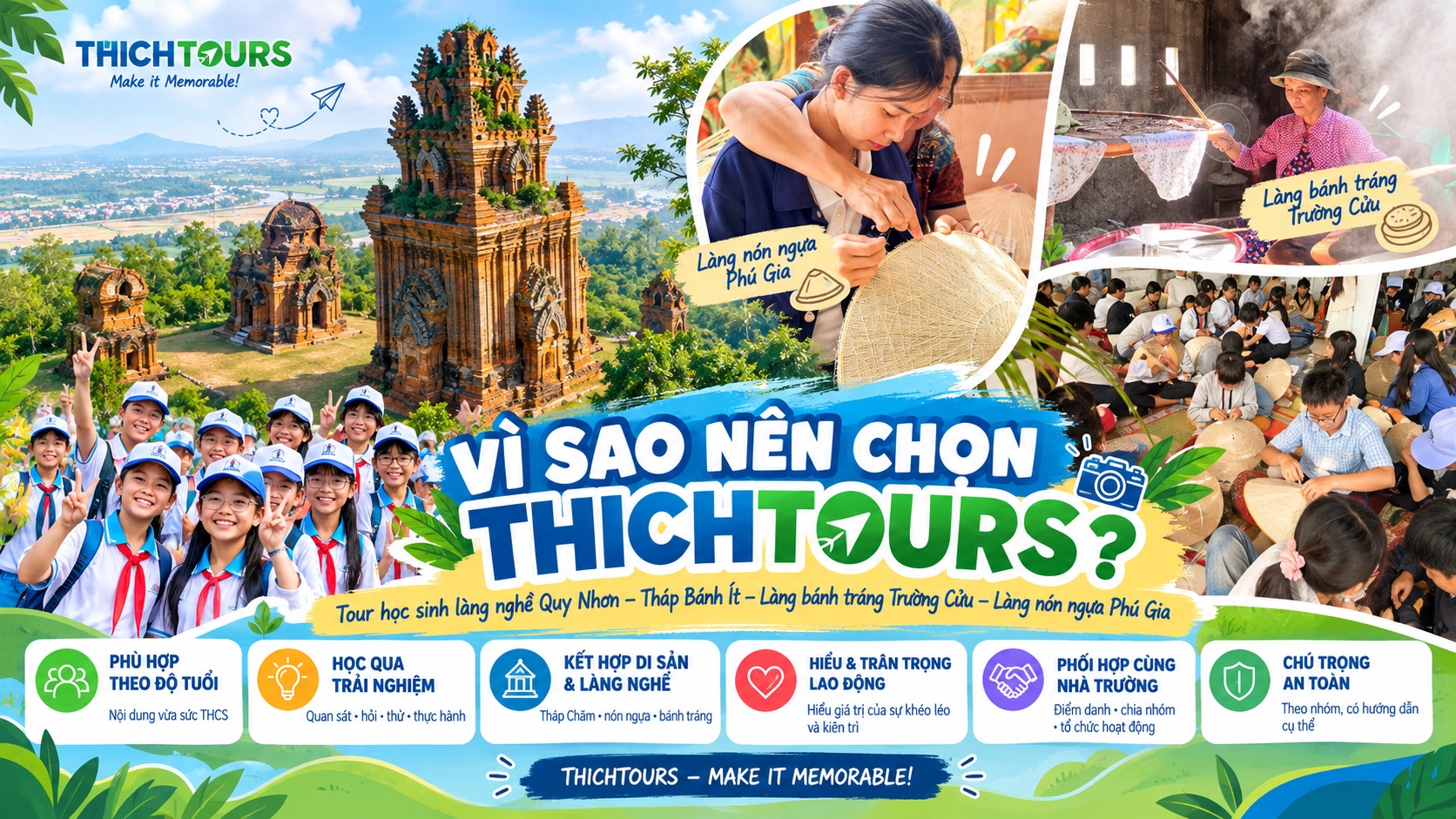Vì sao nên lựa chọn THICHTOURS?