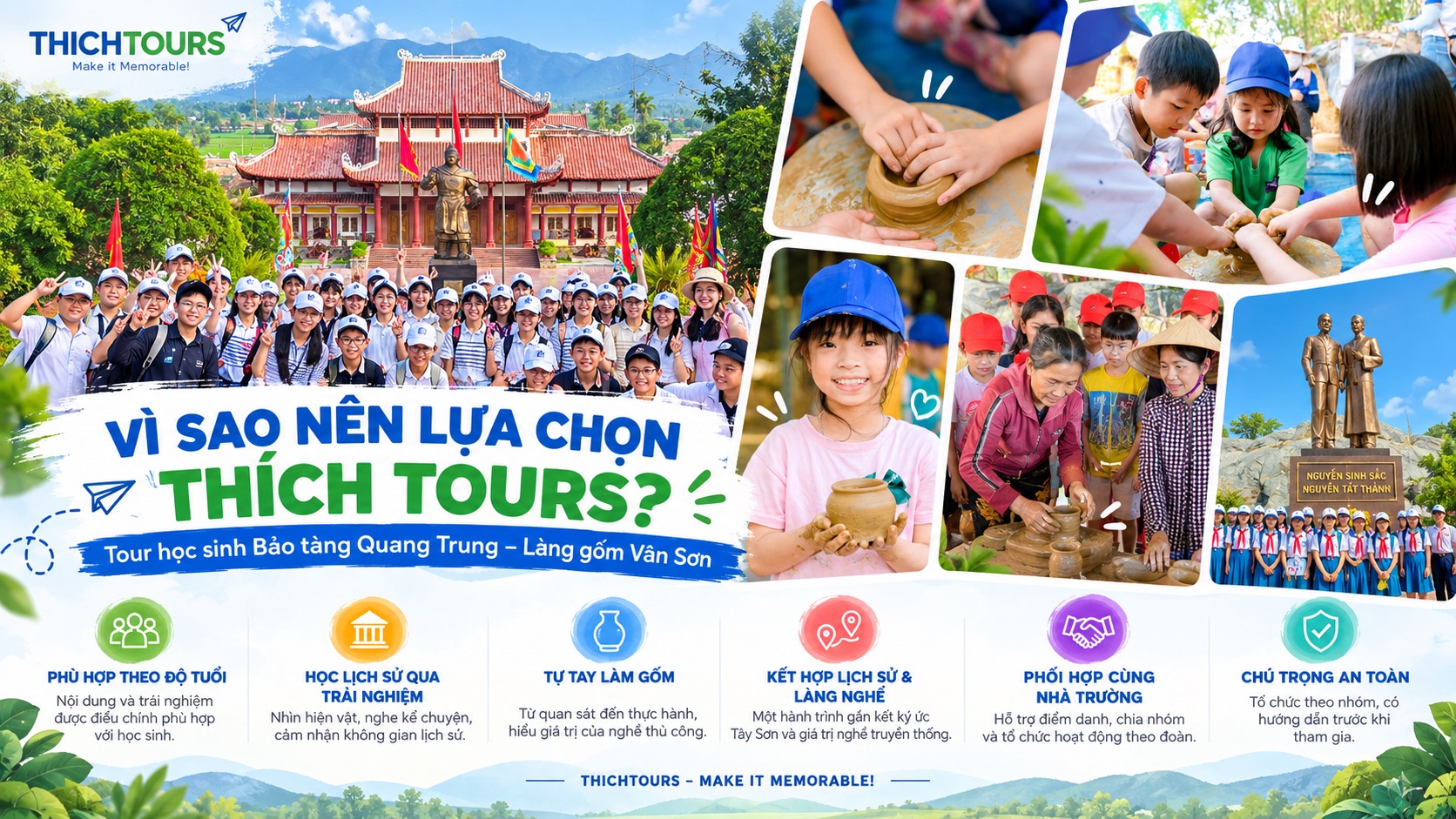 Vì sao nên lưạ chọn THICHTOURS?