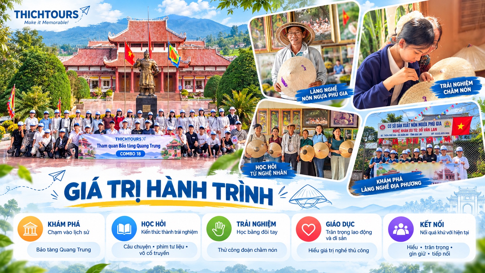 Giá trị hành trình mà Tour mang lại Giá trị hành trình mà Tour mang lại