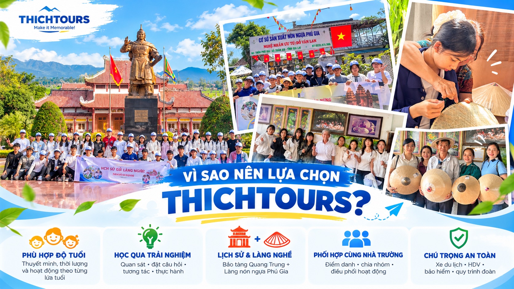 Vì sao nên lựa chọn THICHTOURS? Vì sao nên lựa chọn THICHTOURS?