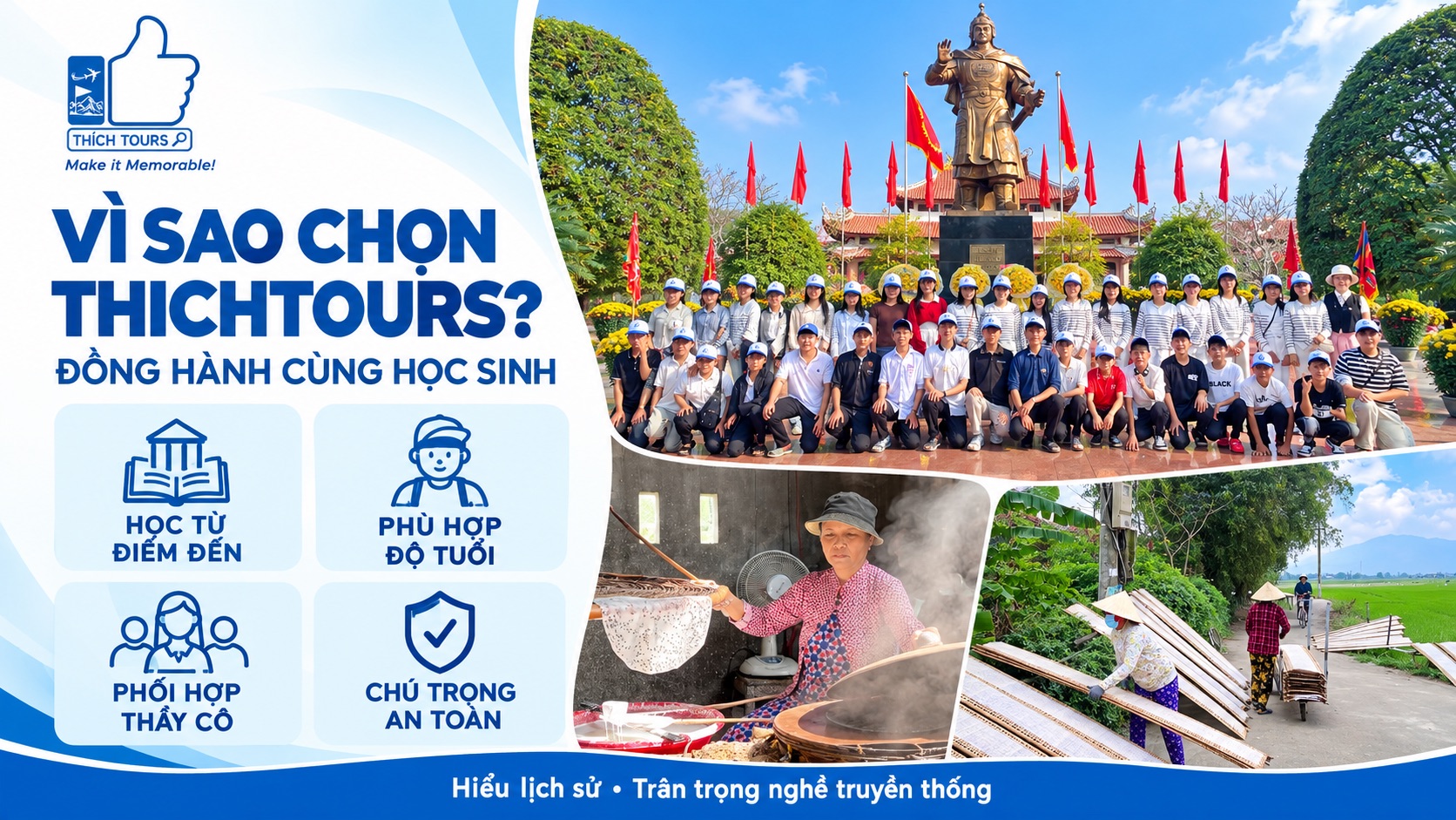 Vì sao nên lựa chọn THICHTOURS?