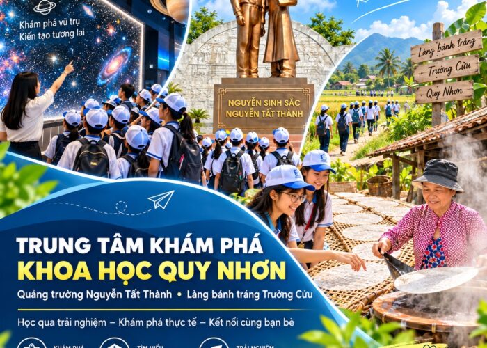 Ảnh nền tour Trung tâm khám phá khoa học Quy Nhơn - Quảng trường Nguyễn Tất Thành - Làng bánh tráng Trường Cửu