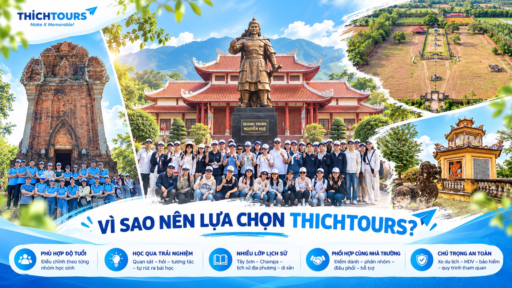 Vì sao nên lựa chọn THICHTOURS?