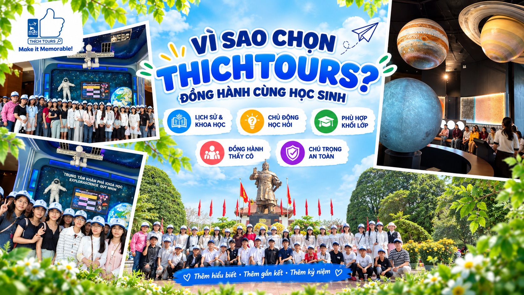 Vì sao nên lựa chọn THICHTOURS?
