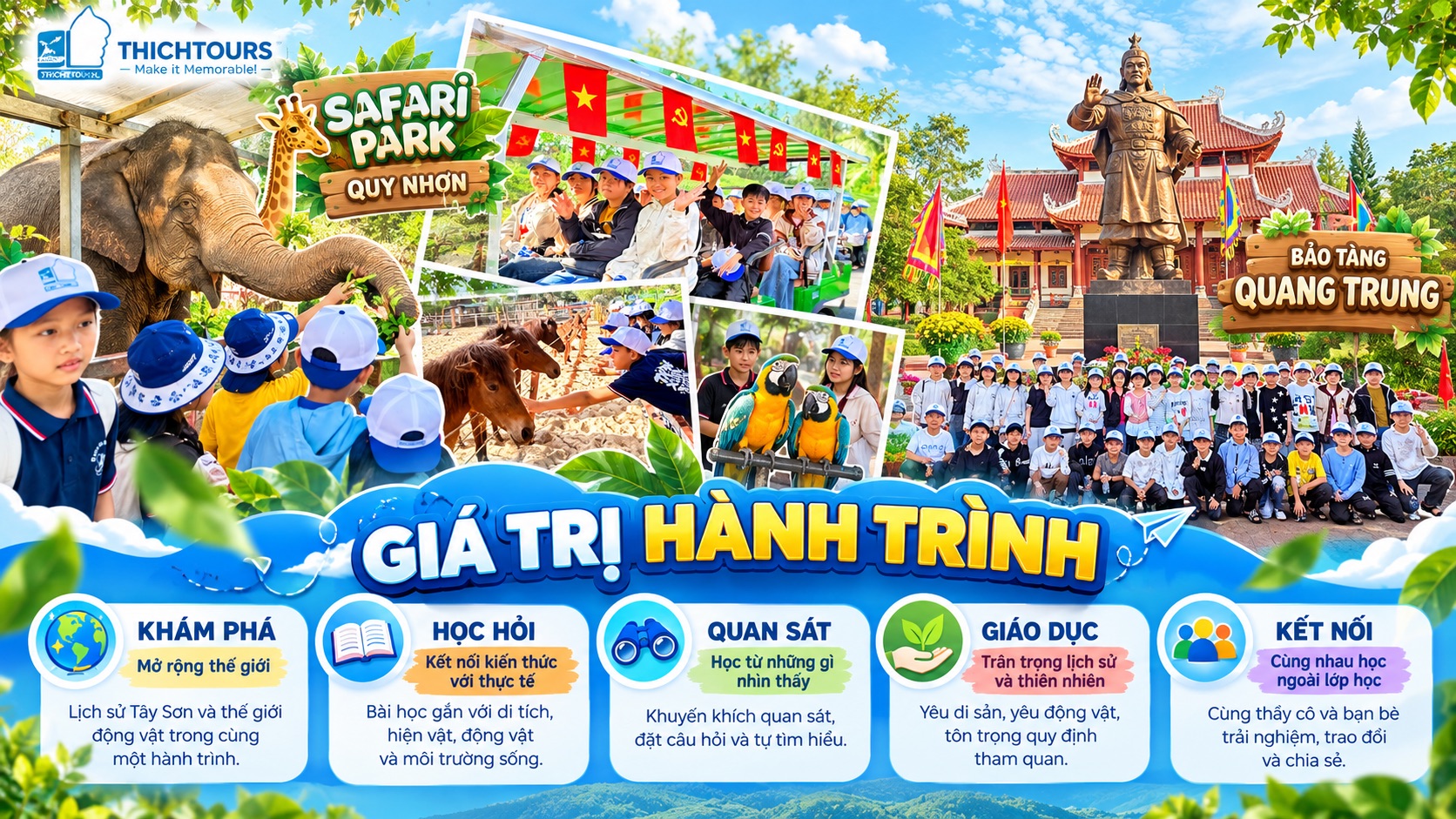 Giá trị hành trình mà Tour mang lại Giá trị hành trình mà Tour mang lại