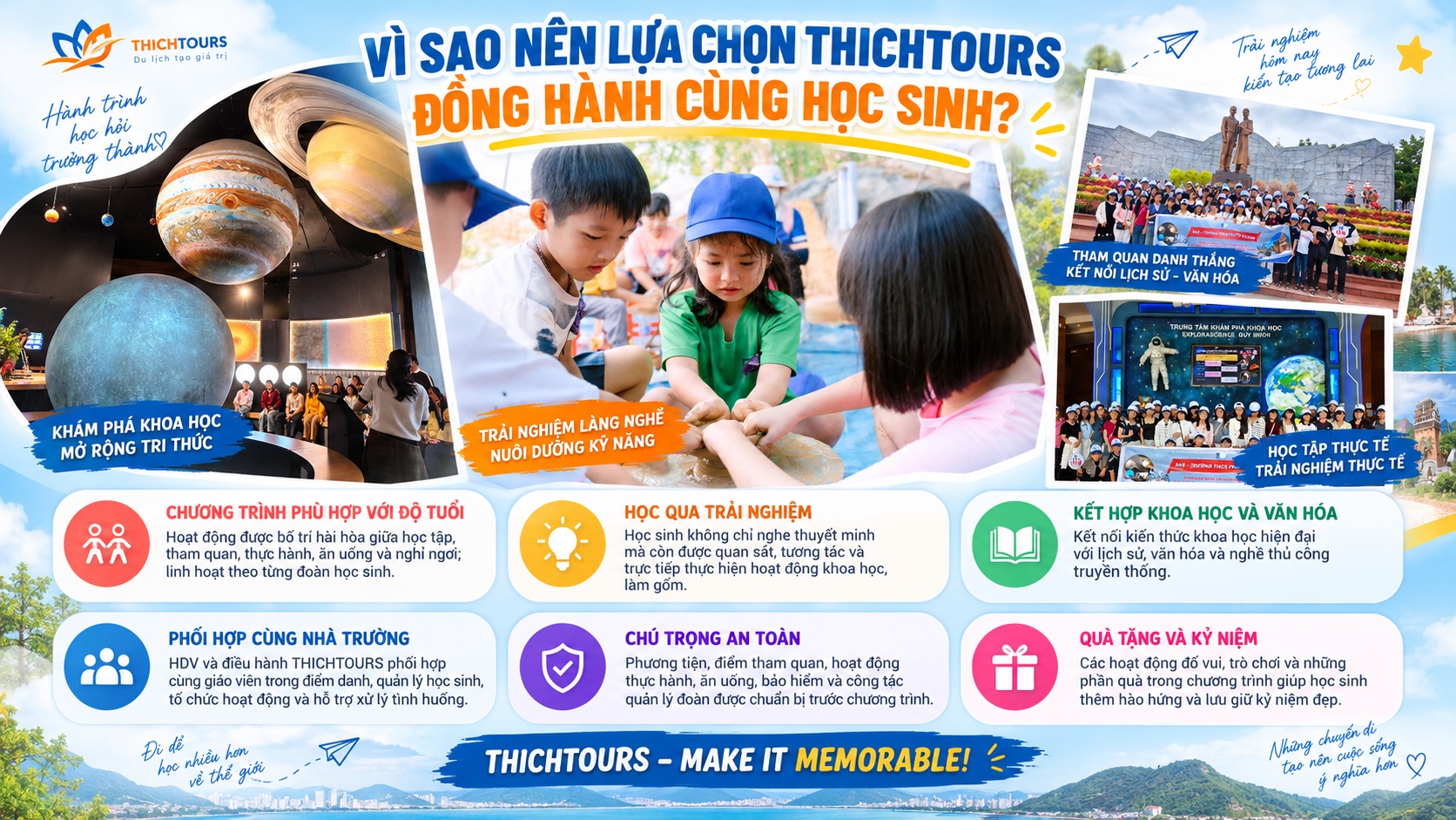 Vì sao nên lựa chọn THICHTOURS?
