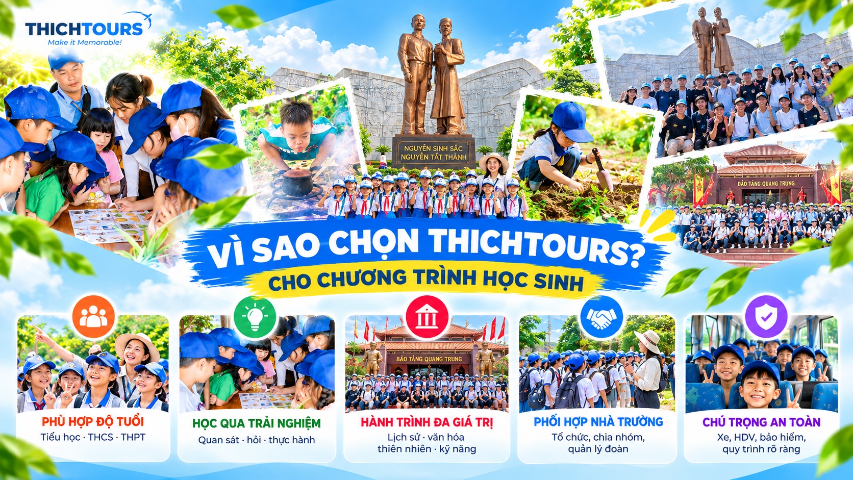Vì sao nên lựa chọn THICHTOURS? Vì sao nên lựa chọn THICHTOURS?