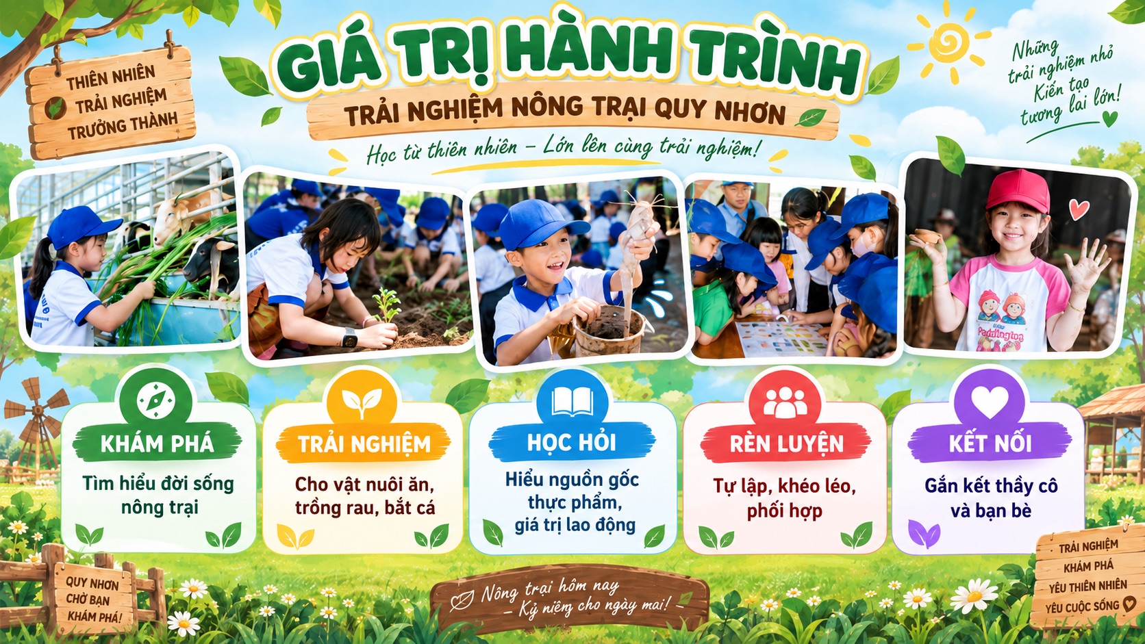 Giá trị tại Nông trại CA FARM cùng THICHTOURS