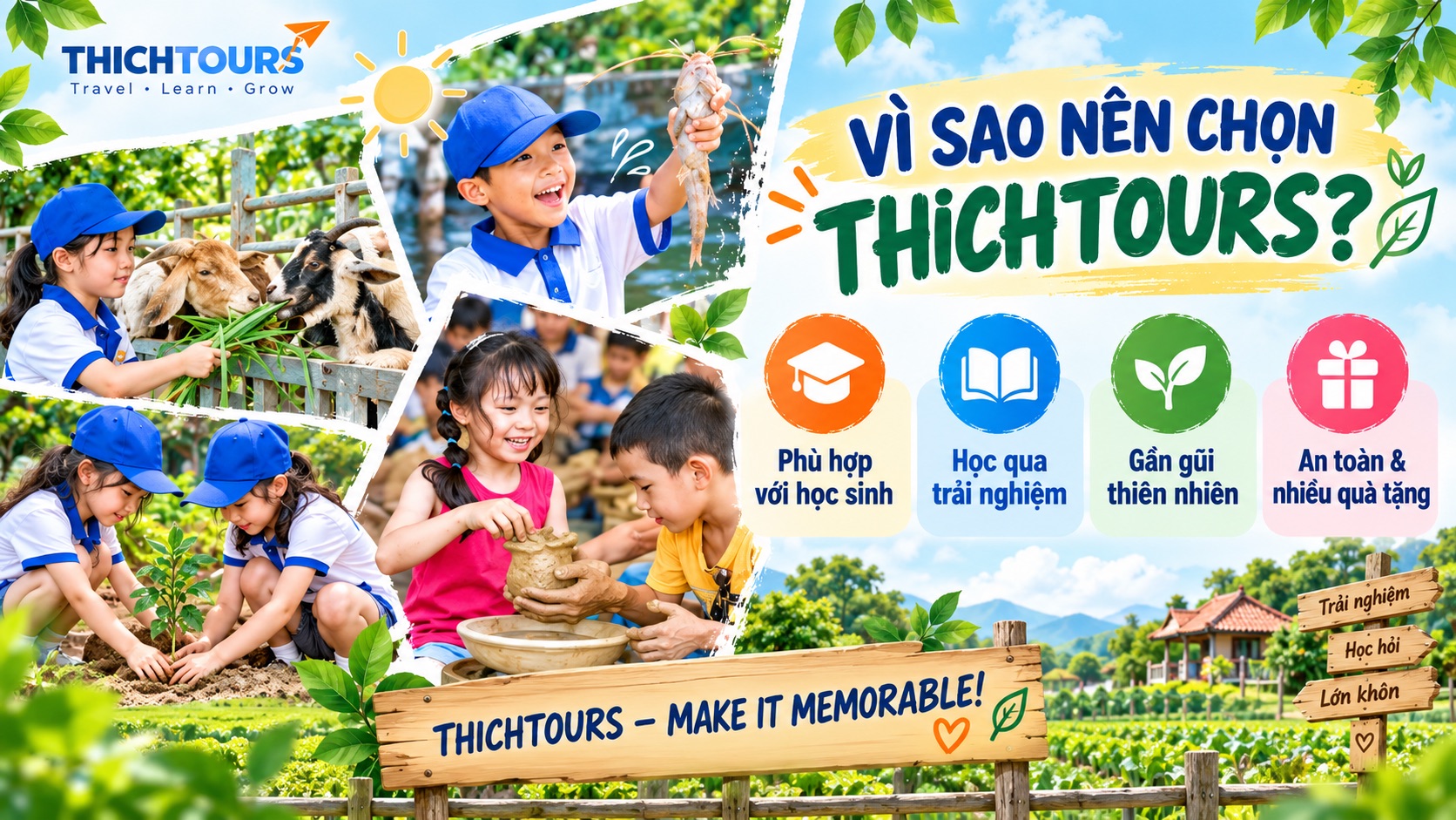 Vì sao nên lựa chọn THICHTOURS?