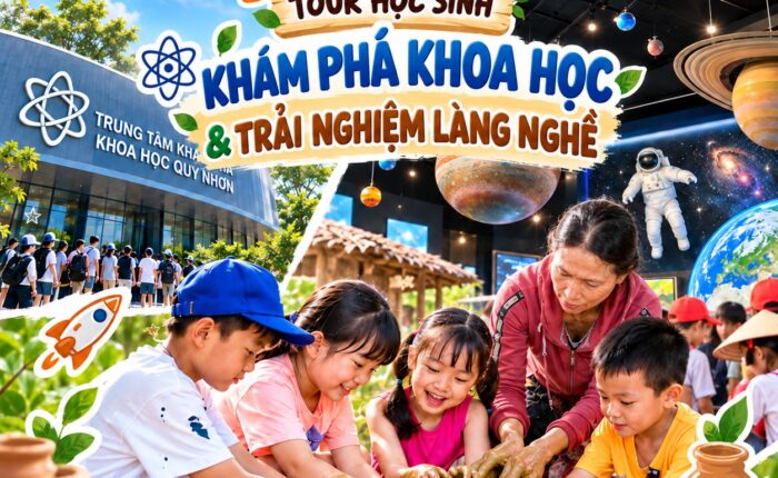 Ảnh đại diện tour Trung tâm khám phá khoa học Quy Nhơn - Quảng trường Nguyễn Tất Thành - Làng gốm Vân Sơn
