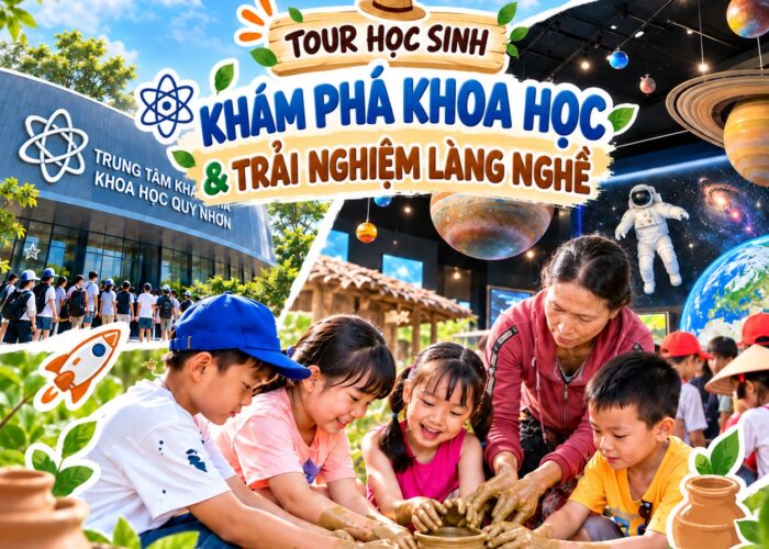 Ảnh đại diện tour Trung tâm khám phá khoa học Quy Nhơn - Quảng trường Nguyễn Tất Thành - Làng gốm Vân Sơn