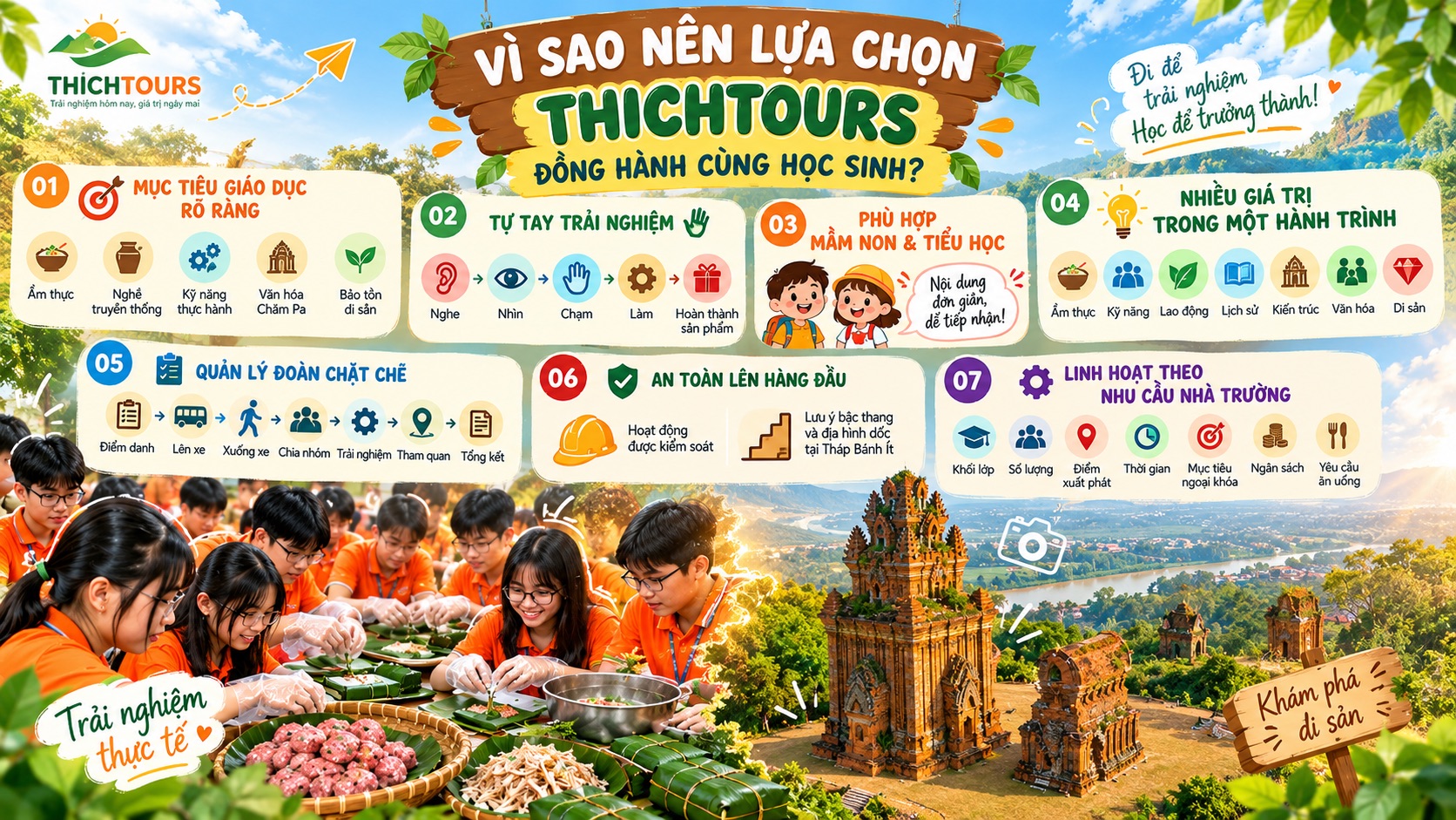 Vì sao nên lựa chọn THICHTOURS?