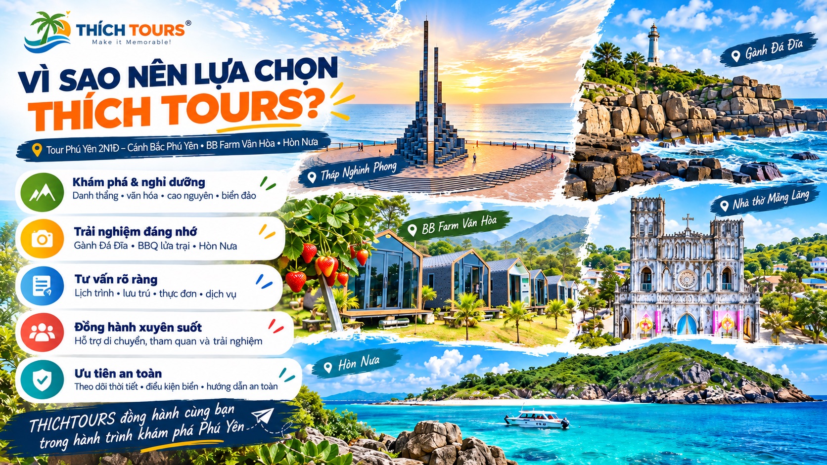 Vì sao nên lựa chọn THICHTOURS?