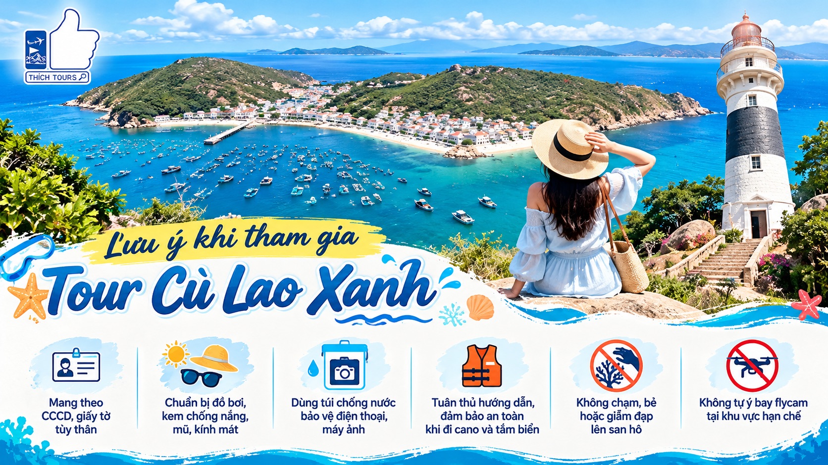 Những lưu ý khi tham gia tour Cù Lao Xanh 2 Ngày 1 Đêm