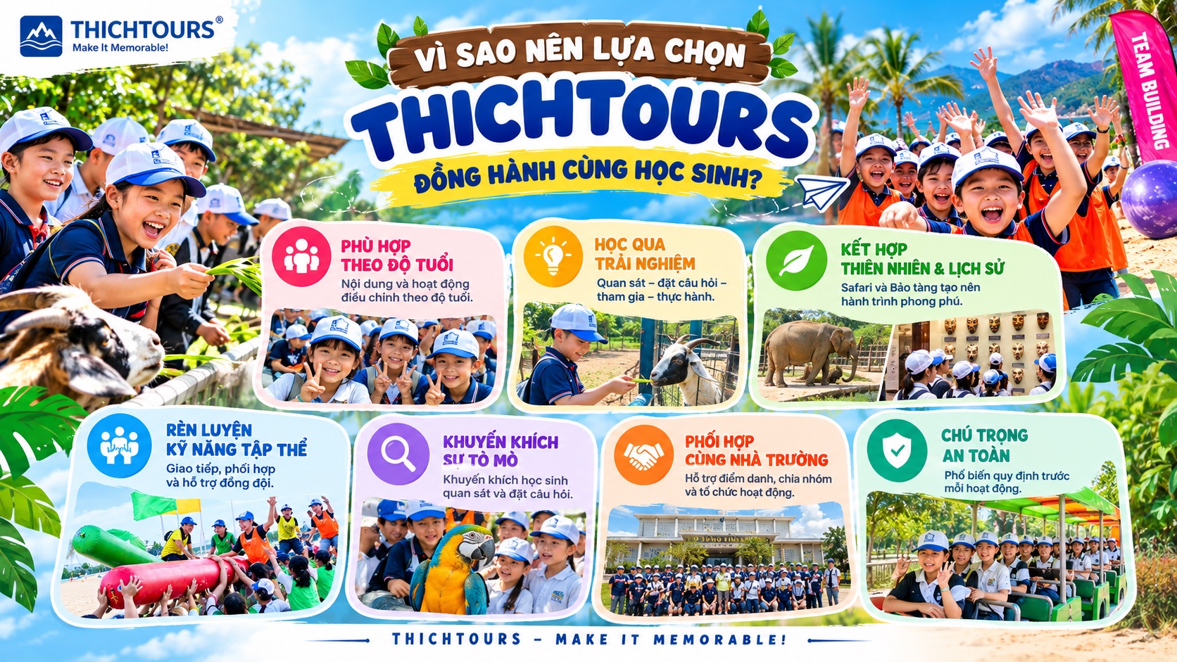 Vì sao nên lựa chọn THICHTOURS?