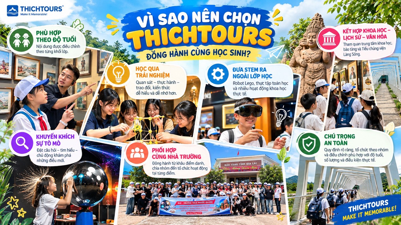 Vì sao nên lựa chọn THICHTOURS?